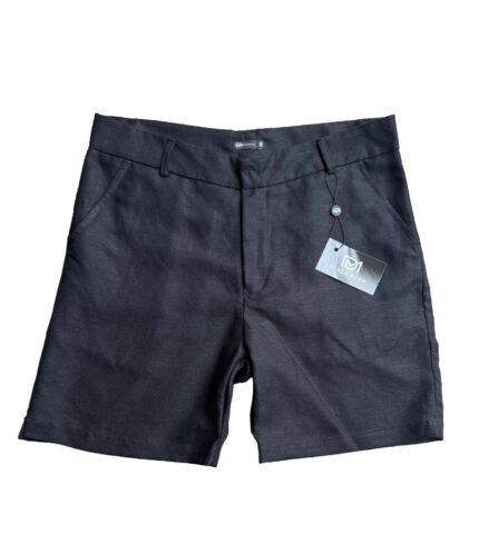 Bermuda Puro Linho - Preta