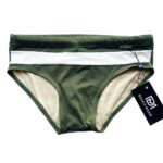 Sunga - Lisa Verde Musgo Recorte Horizontal