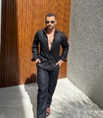 Conjunto Alfaitaria Linho Puro 100% Preto - Imagem 2
