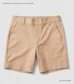 Bermuda Alfaiataria Sarja Peletizada - Cru