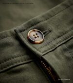 Bermuda Alfaiataria Sarja Peletizada - Verde Militar - Imagem 2